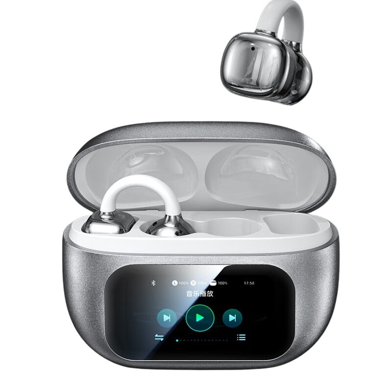 2025 New Arrival - Ear Clip Bluetooth Headphones with Touch Screen