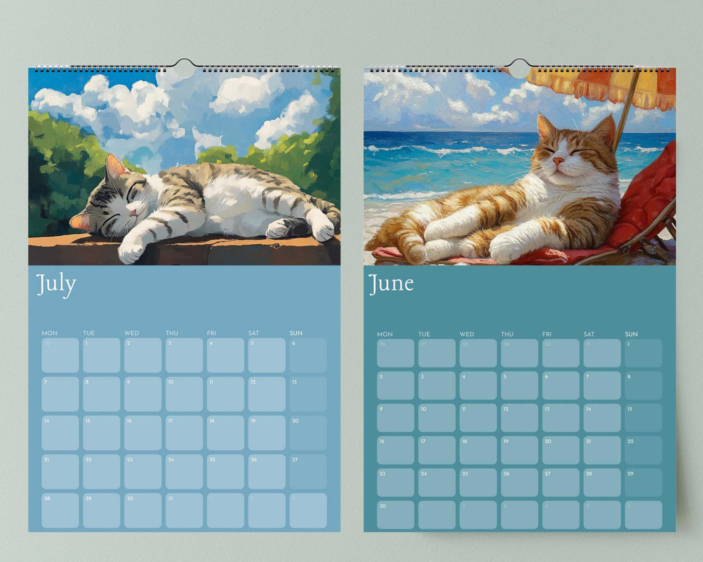 2025 Cats Wall Calendar