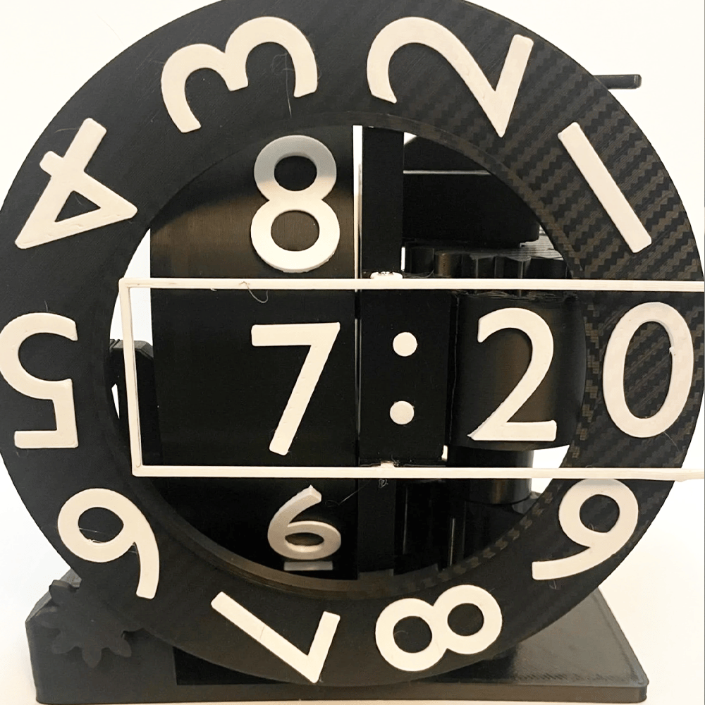 🕰️ 3D Printed Three-Axis Electric Clock: The Perfect Fusion of Precise Timekeeping and Artistic Aesthetics ✨