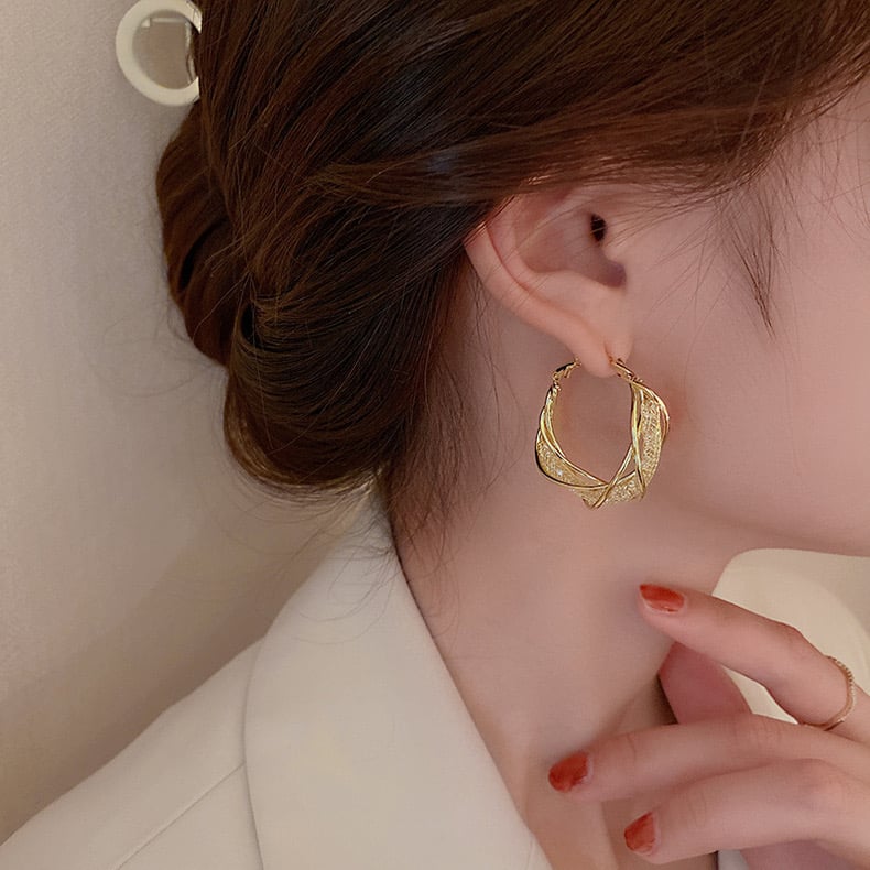 80% OFF Today Only! (4.8/5⭐⭐⭐⭐⭐)💕-Fashion Twist Earrings