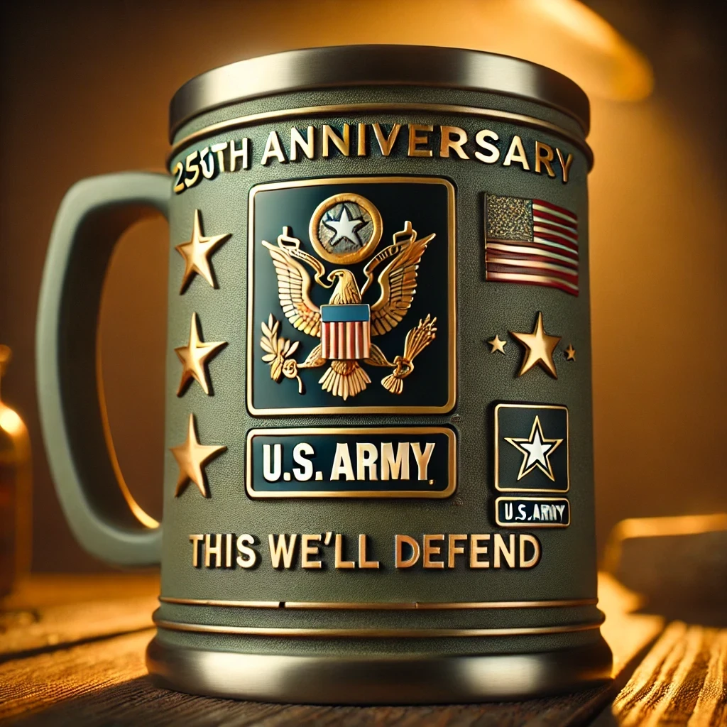250th Anniversary Military Commemorative 3D Mug