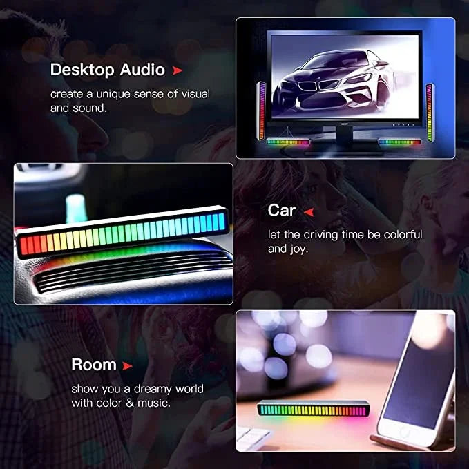 (๐ฅ49% OFF)Wireless Sound Activated RGB Light Bar-๐