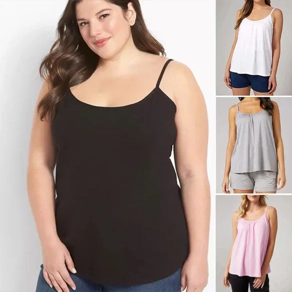 🔥2025 New Arrival 49% OFF🔥Loose-fitting Tank Top With Built-in Bra
