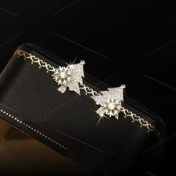 🎄Shiny Christmas Tree Earrings