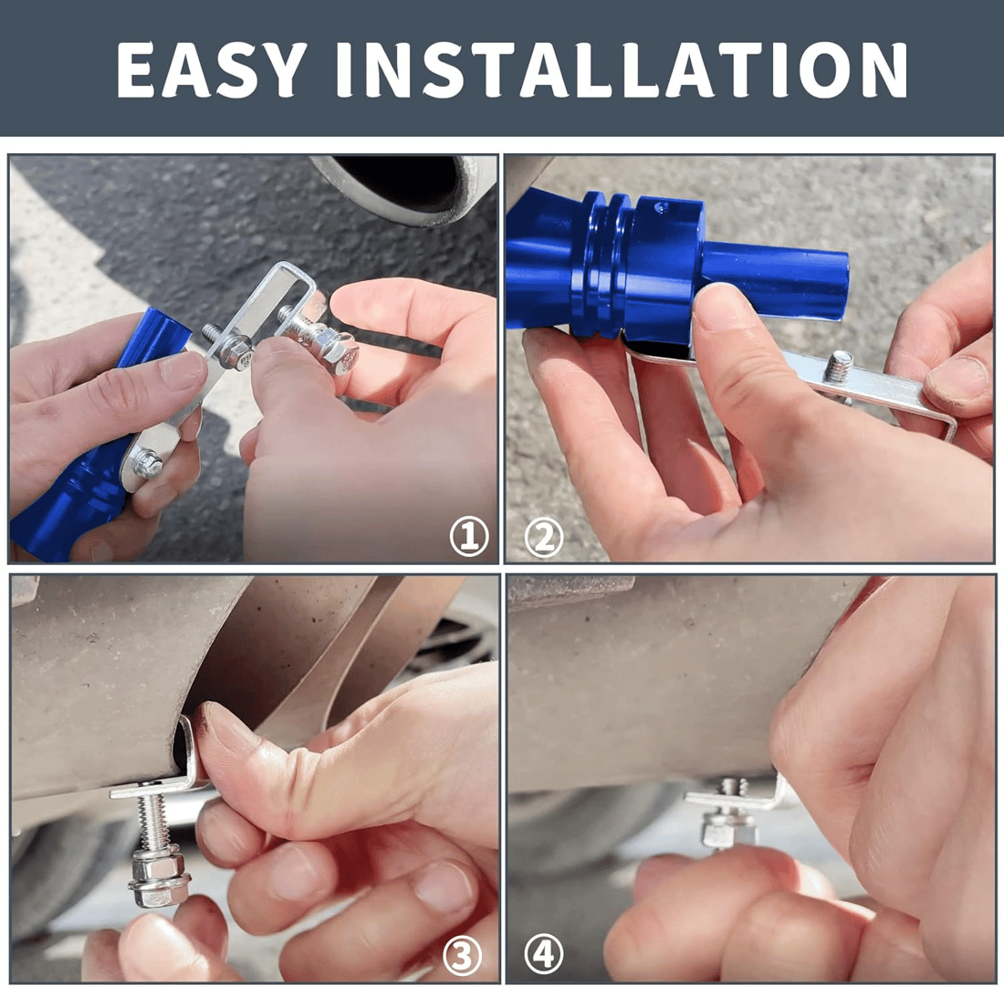 🏎️💨 TURBO SOUND WHISTLE MUFFLER EXHAUST