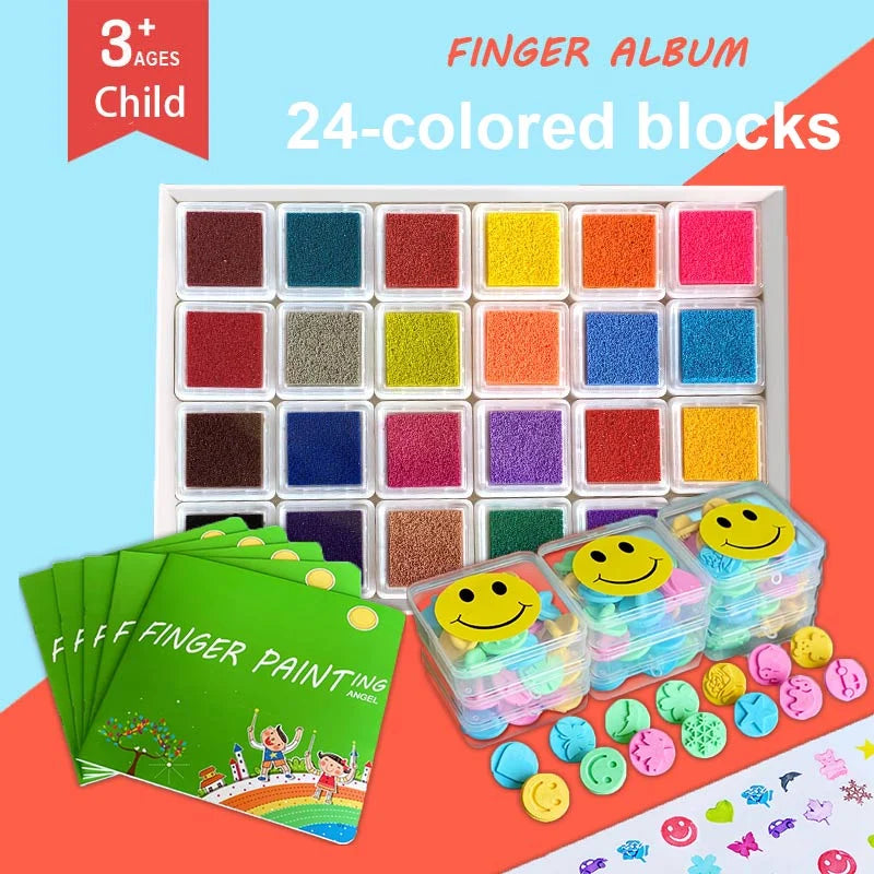 🎨Gifts for Children🎁Funny Finger Painting Kit