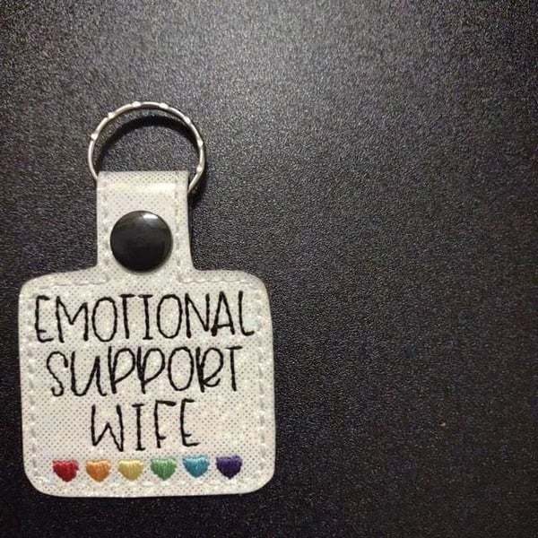 💖Emotional Support Coworker Keychain