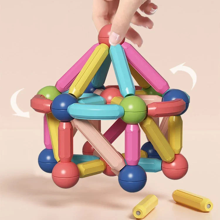 Last Day Special Sale 75% OFF -š„-Magnetic Balls and Rods Set Educational Magnet Building Blocks