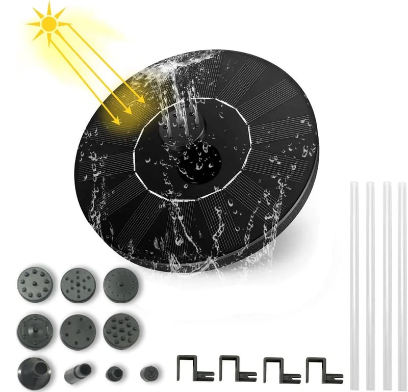 🔥Last Day Promotion - 49% OFF🔥Solar-Powered Bird Fountain Kit