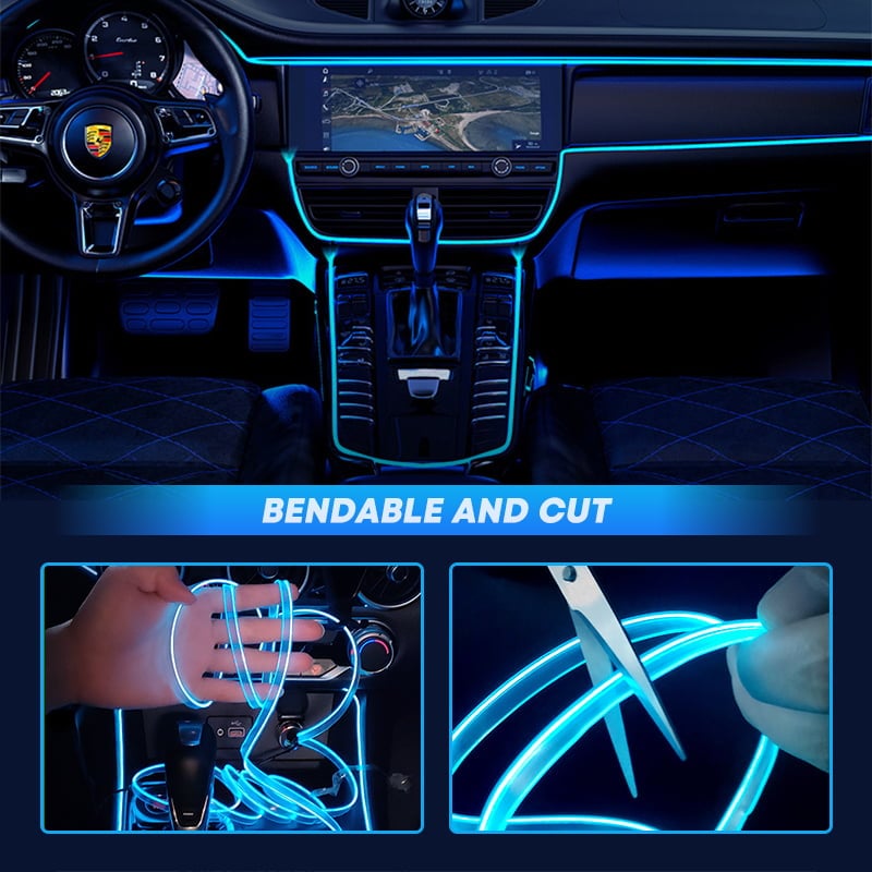š„ Car Ambient Light Cold Light Lamp Strip