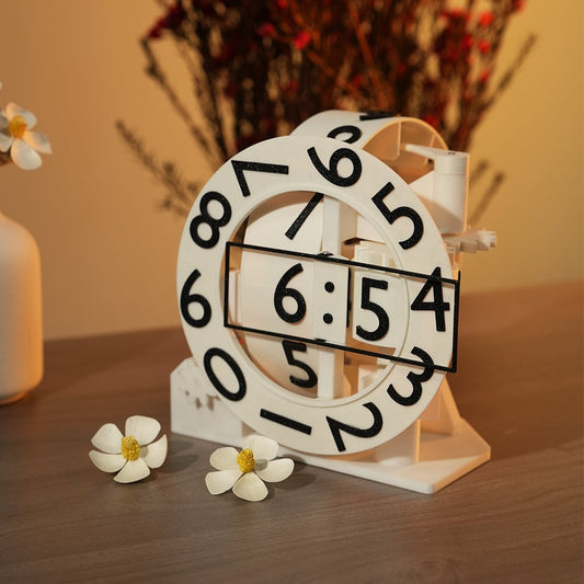 🕰️ 3D Printed Three-Axis Electric Clock: The Perfect Fusion of Precise Timekeeping and Artistic Aesthetics ✨