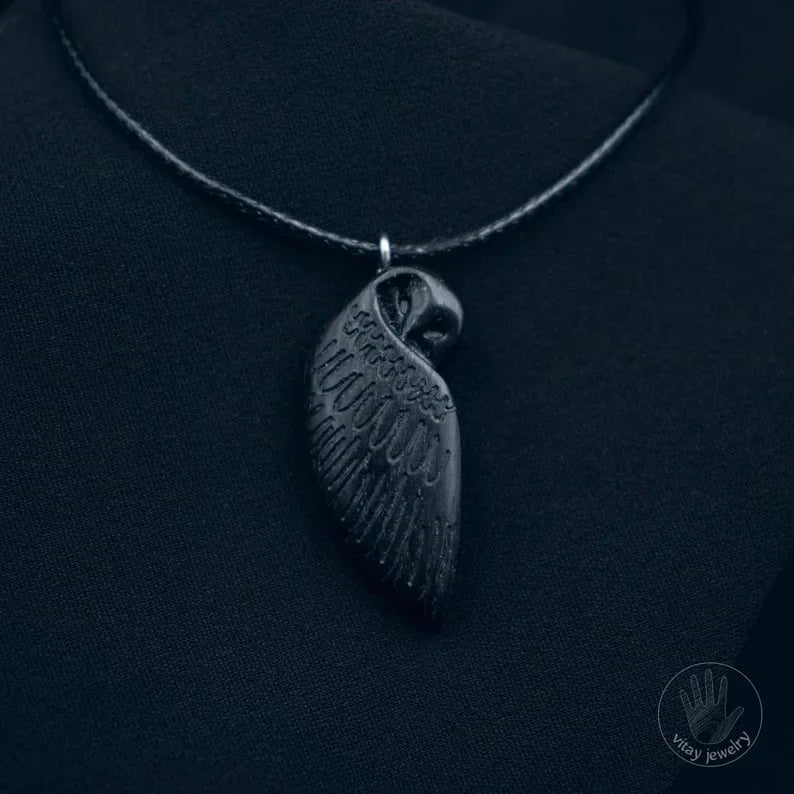 🦉Wooden Owl Pendants-Couple Necklace Gift