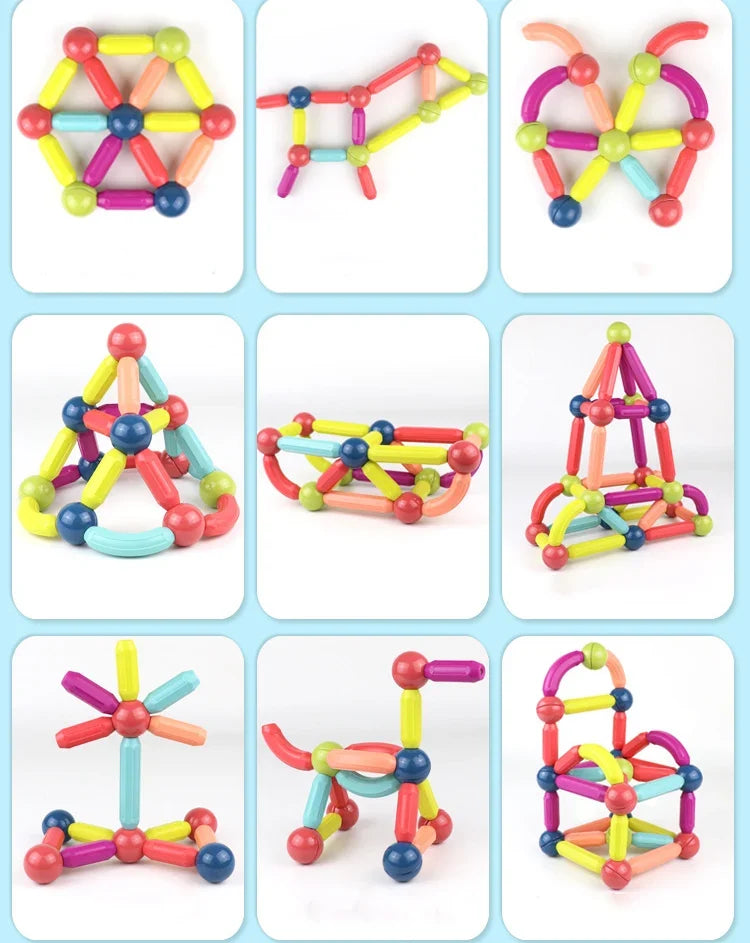 Last Day Special Sale 75% OFF -š„-Magnetic Balls and Rods Set Educational Magnet Building Blocks