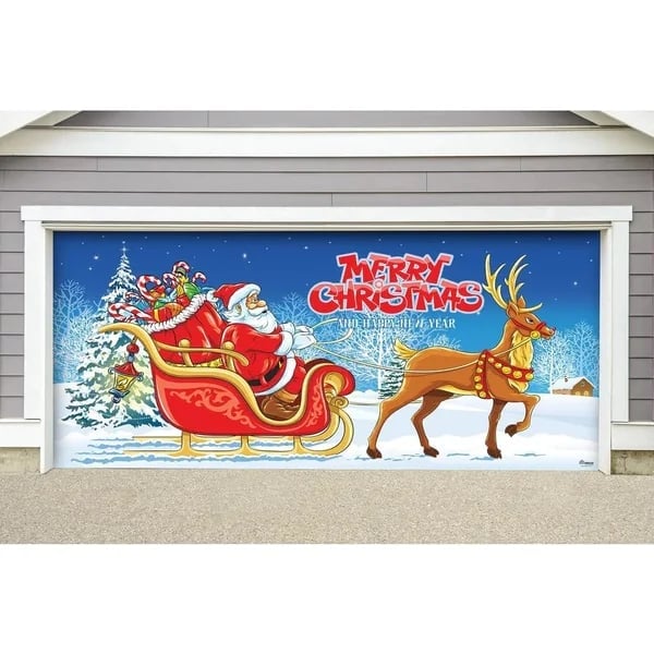 🎄Last Day Sale 49% OFF - Christmas 2024 Reusable Garage Door Decoration
