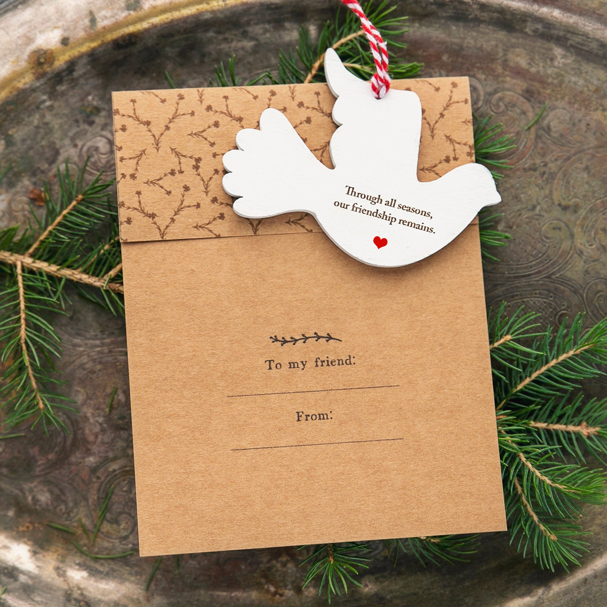 🕊️Friendship Christmas Ornament