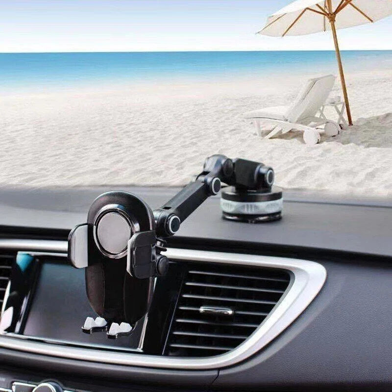 Multifunctional car phone stand