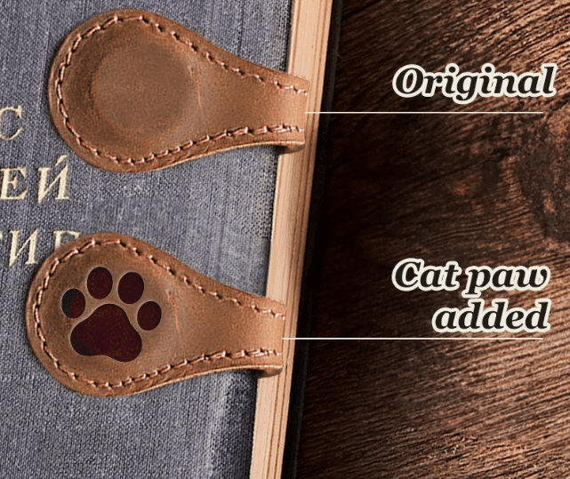 š„Magnetic Leather Bookmark