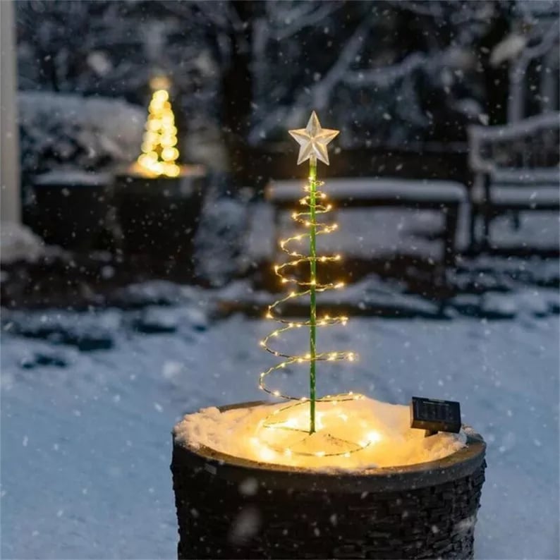 ๐ฅSolar Christmas Tree LED String Lights