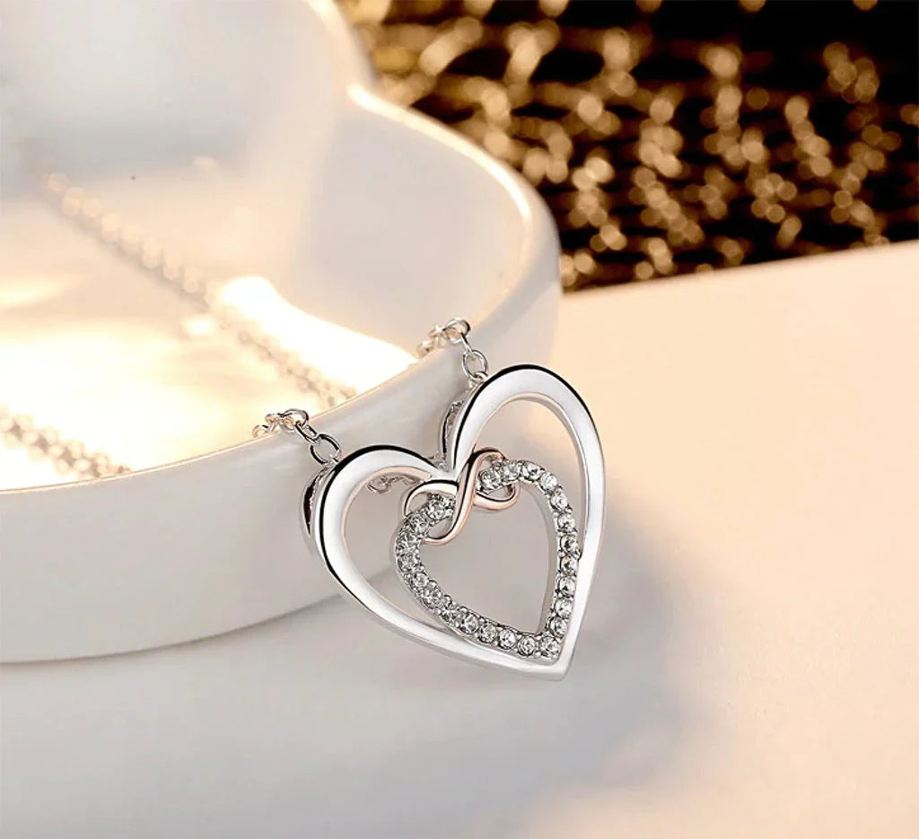 Granddaughter, Always Keep Me in Your Heart - Infinity Pendant