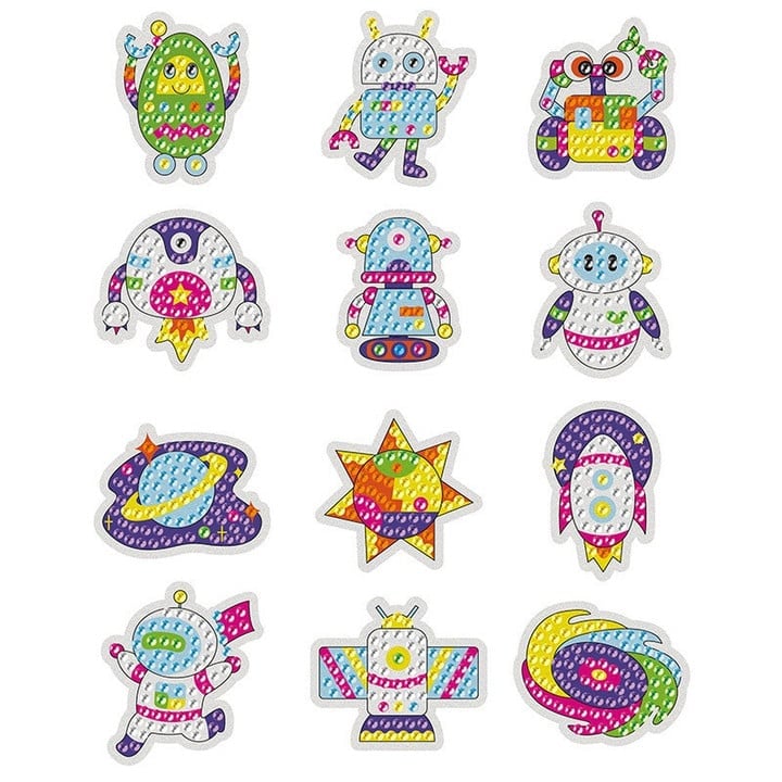 DIY children's free stick cartoon painting