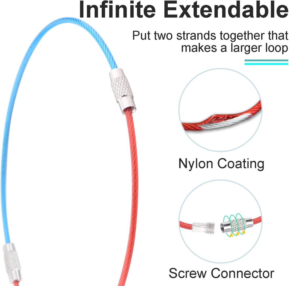 🎁Hot Sale 49% OFF⏳Wire key ring🔑