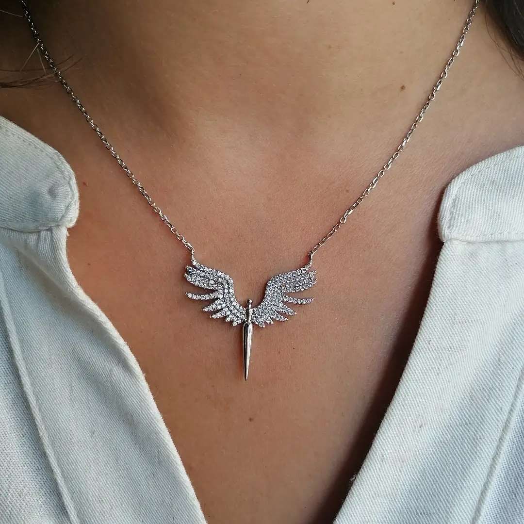 80% OFF Today Only! (4.8/5⭐⭐⭐⭐⭐)💕-Fashion Angel Necklace