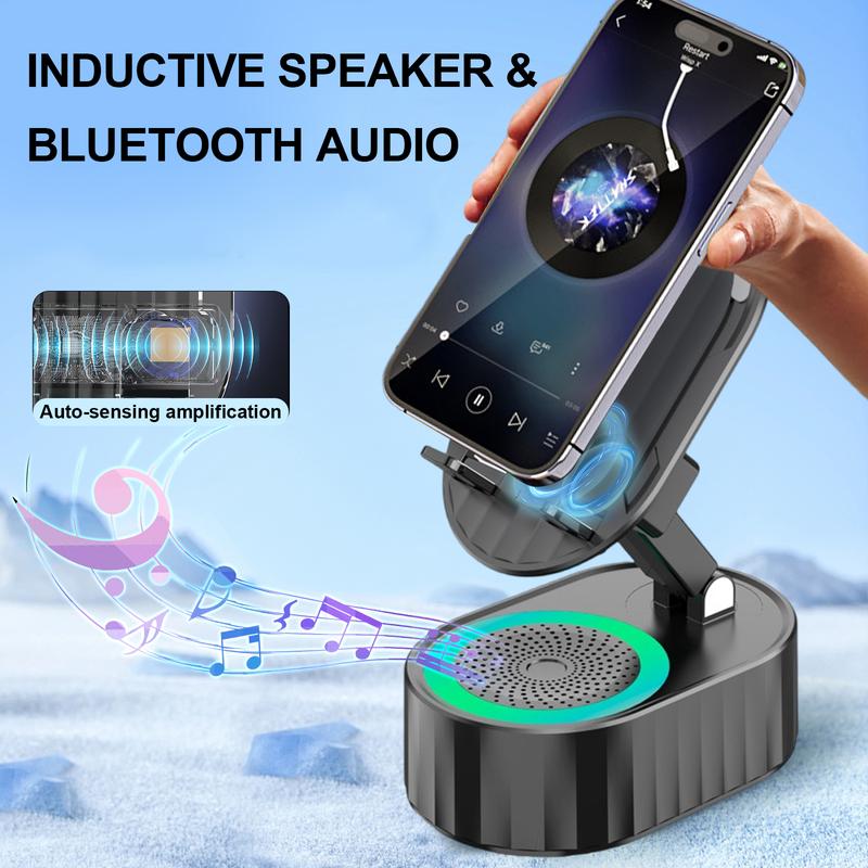 5-in-1 Bluetooth Audio Power Bank Ambient Lighting Bracket