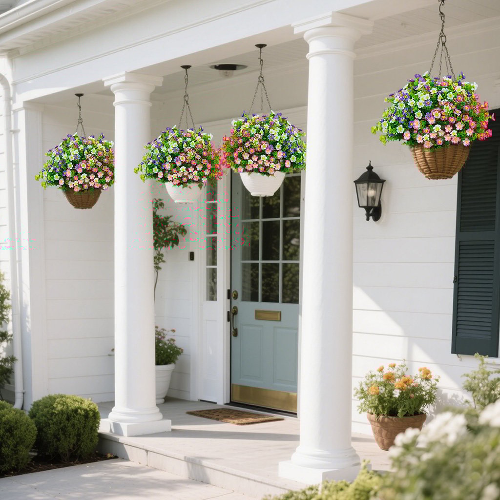 🎉Mother's Day Sale 49% OFF🌼UV Resistant Lifelike Artificial Daisies (Hanging Flowers Basket)