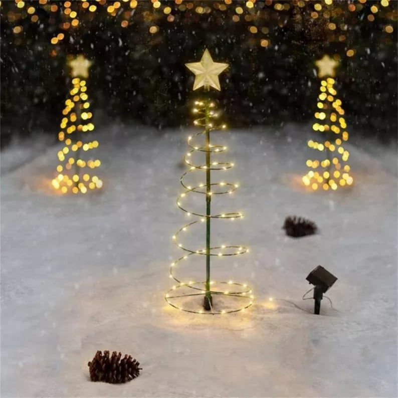 ๐ฅSolar Christmas Tree LED String Lights
