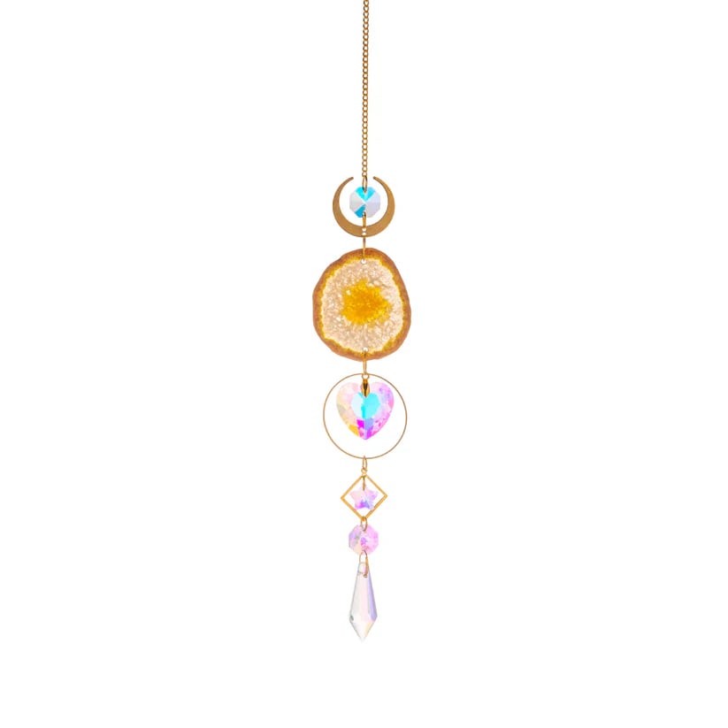 🌈Beautiful Crystal Suncatcher With Prisms Pendants💎