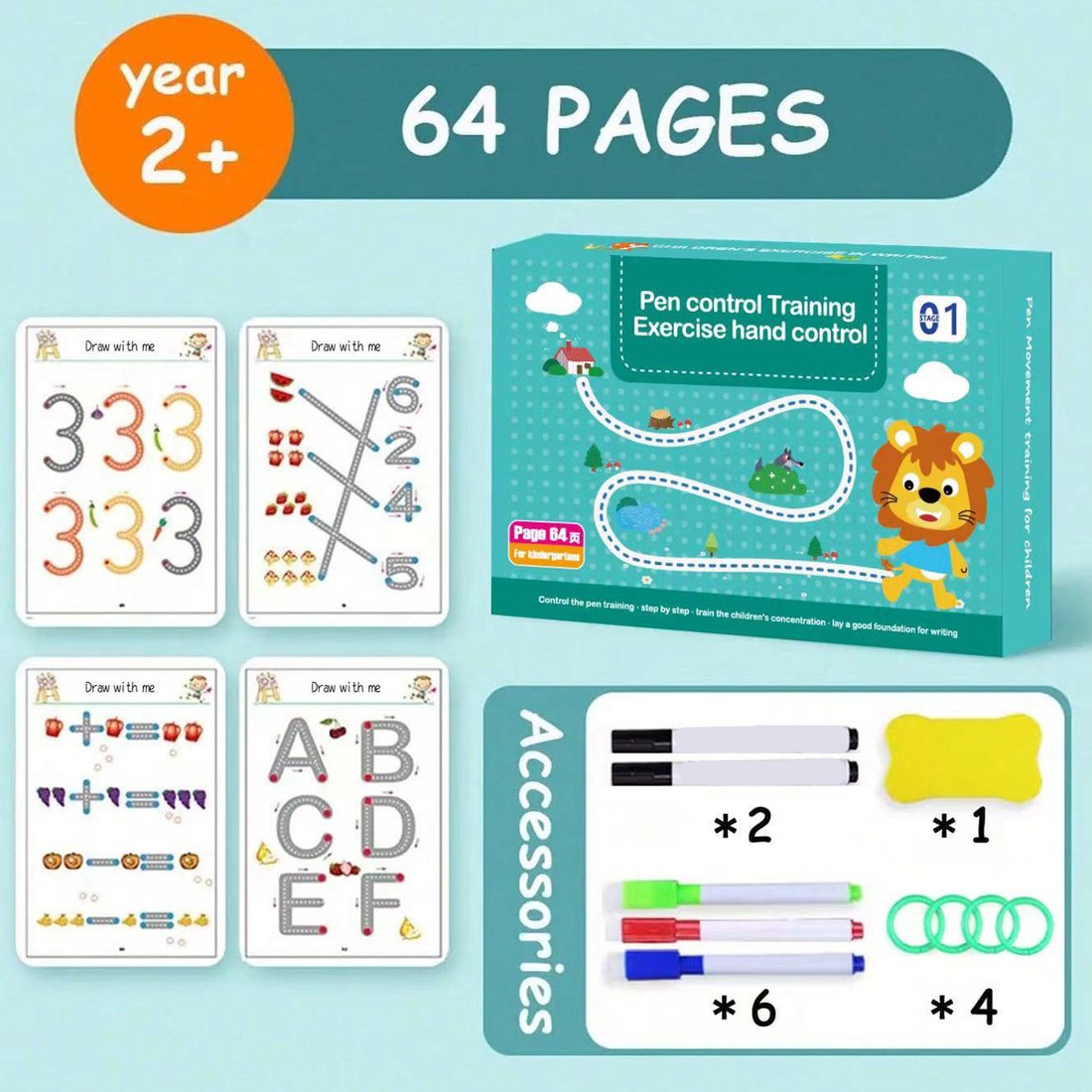 40% OFFđ„Educational Magical Tracing Workbook Set