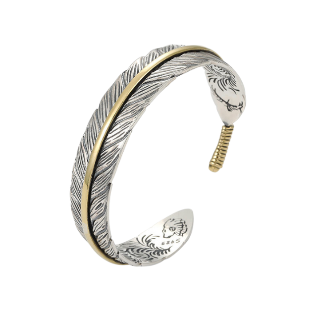 Vintage Feather Bracelet