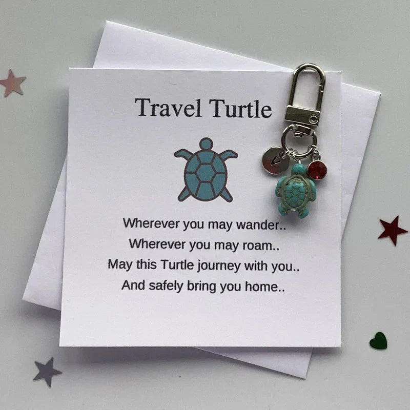 Handmade Turtle Keychain