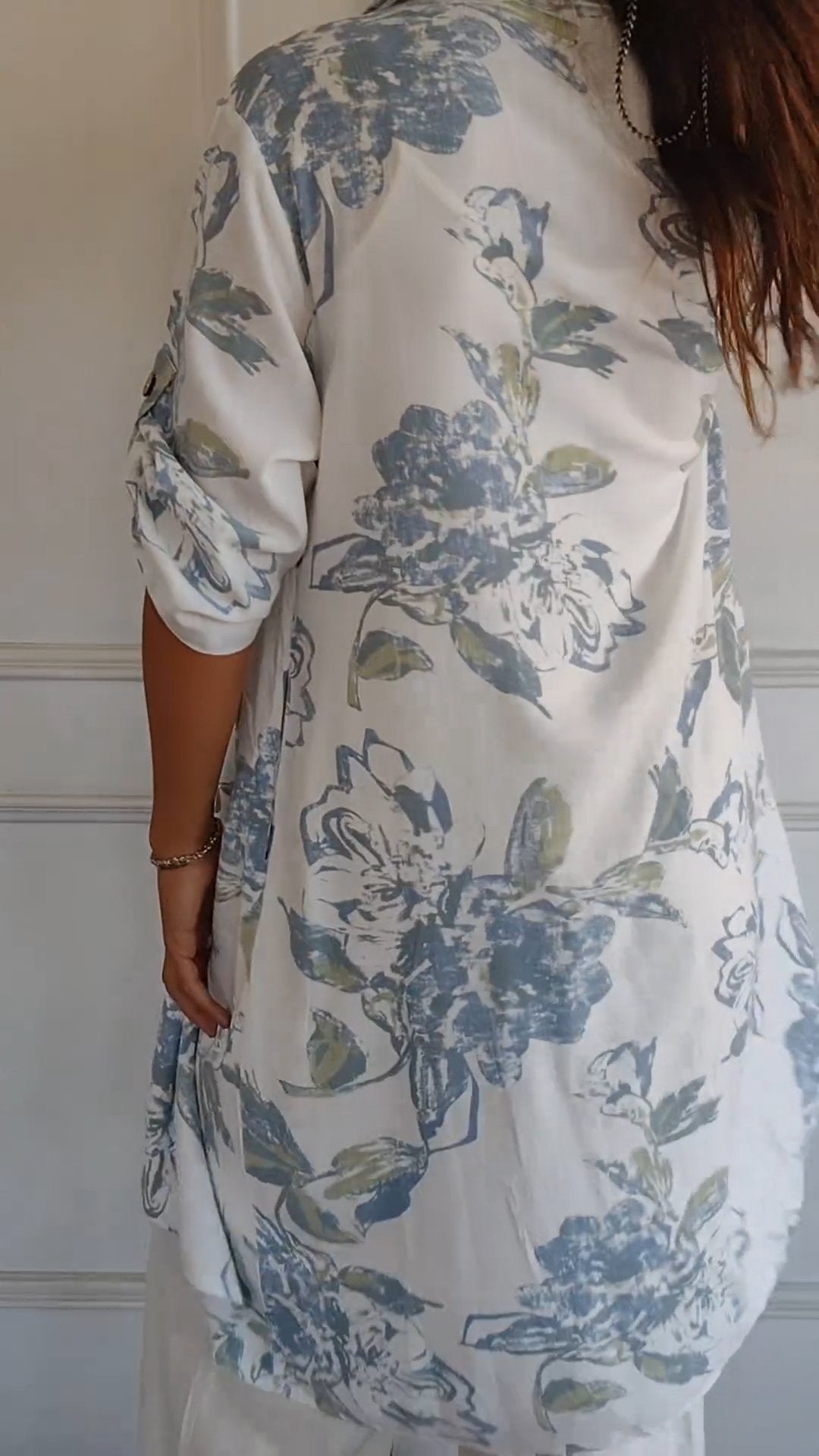 Simple Printed Cotton and Linen Dress✨Mother’s Day Sale-49% off