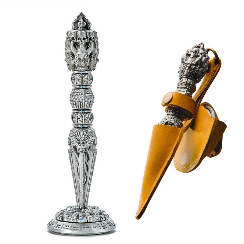 🔥Last Day 49% OFF💀Metal Wand Skull Dice & Bone RPG Dice Set