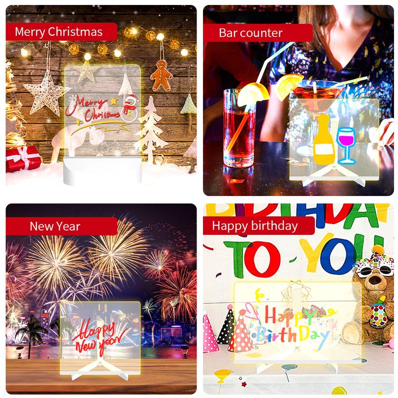 🔥HOT SALE 49%OFF-Creative Rewritable Acrylic LED Message Board