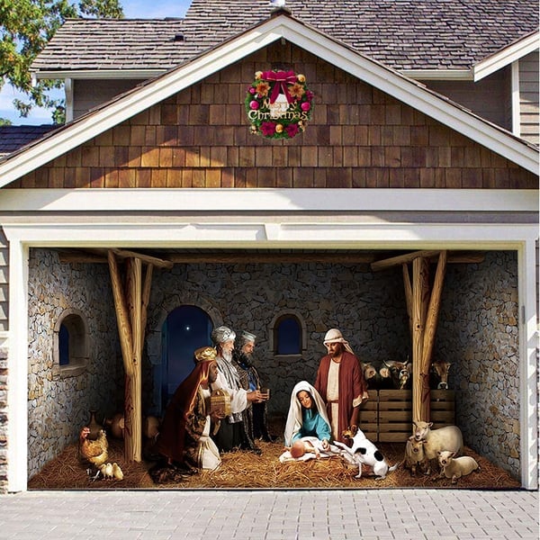 🎄Last Day Sale 49% OFF - Christmas 2024 Reusable Garage Door Decoration