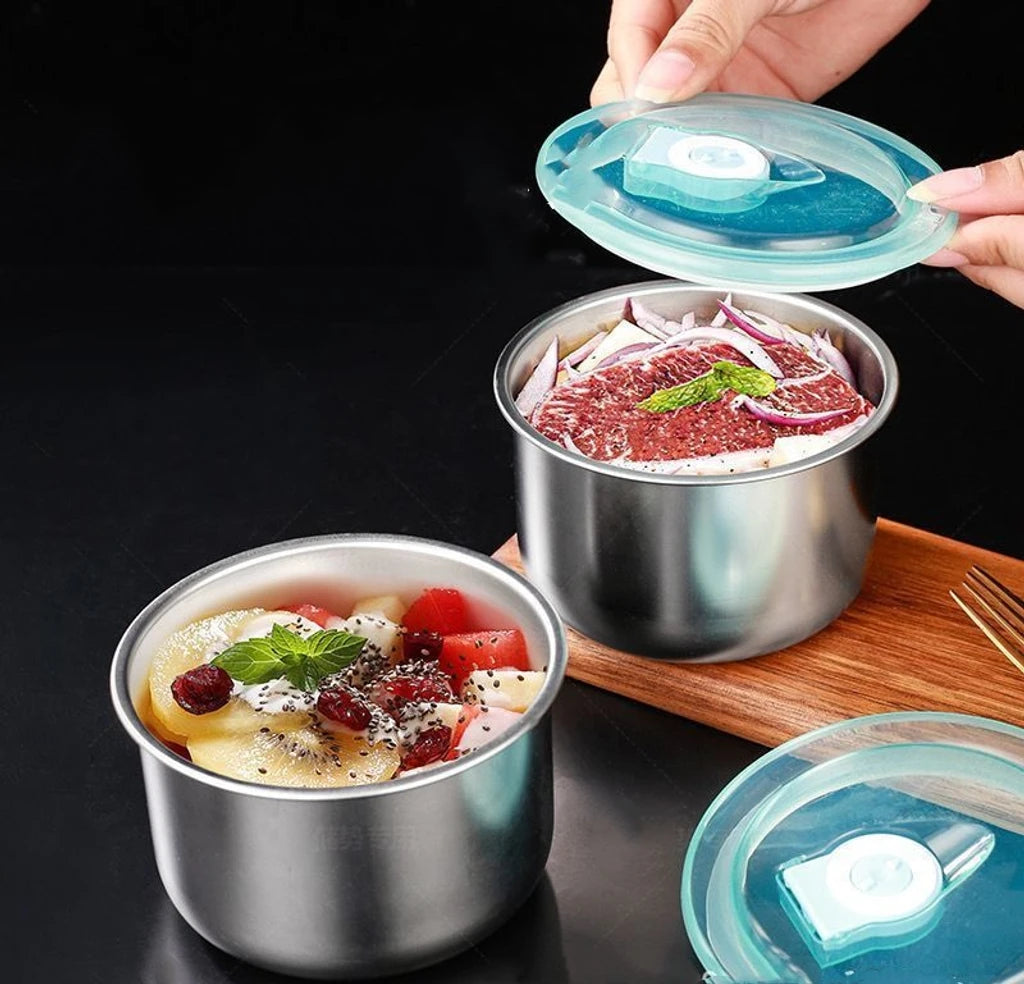 🔥LAST DAY 49% OFF-Stainless Steel Square Plate(With Lid)