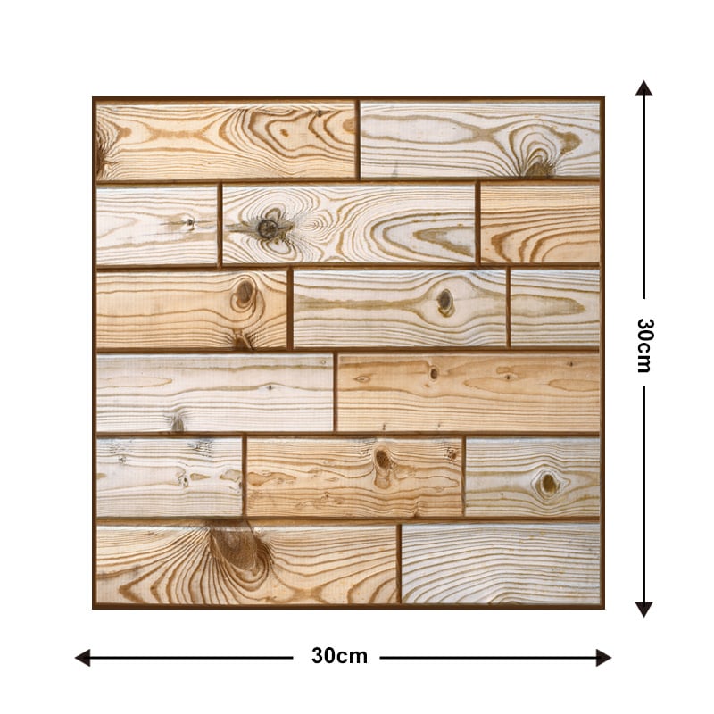 10Pcs 3D Peel and Stick Wall Tiles(12x12 inches)