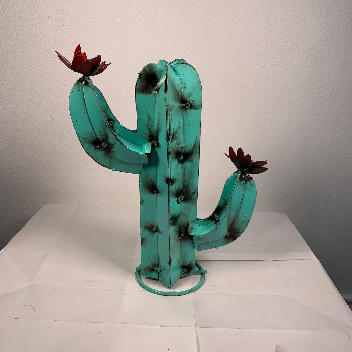 Mini Metal Saguaro Cactus - Garden Artšµ