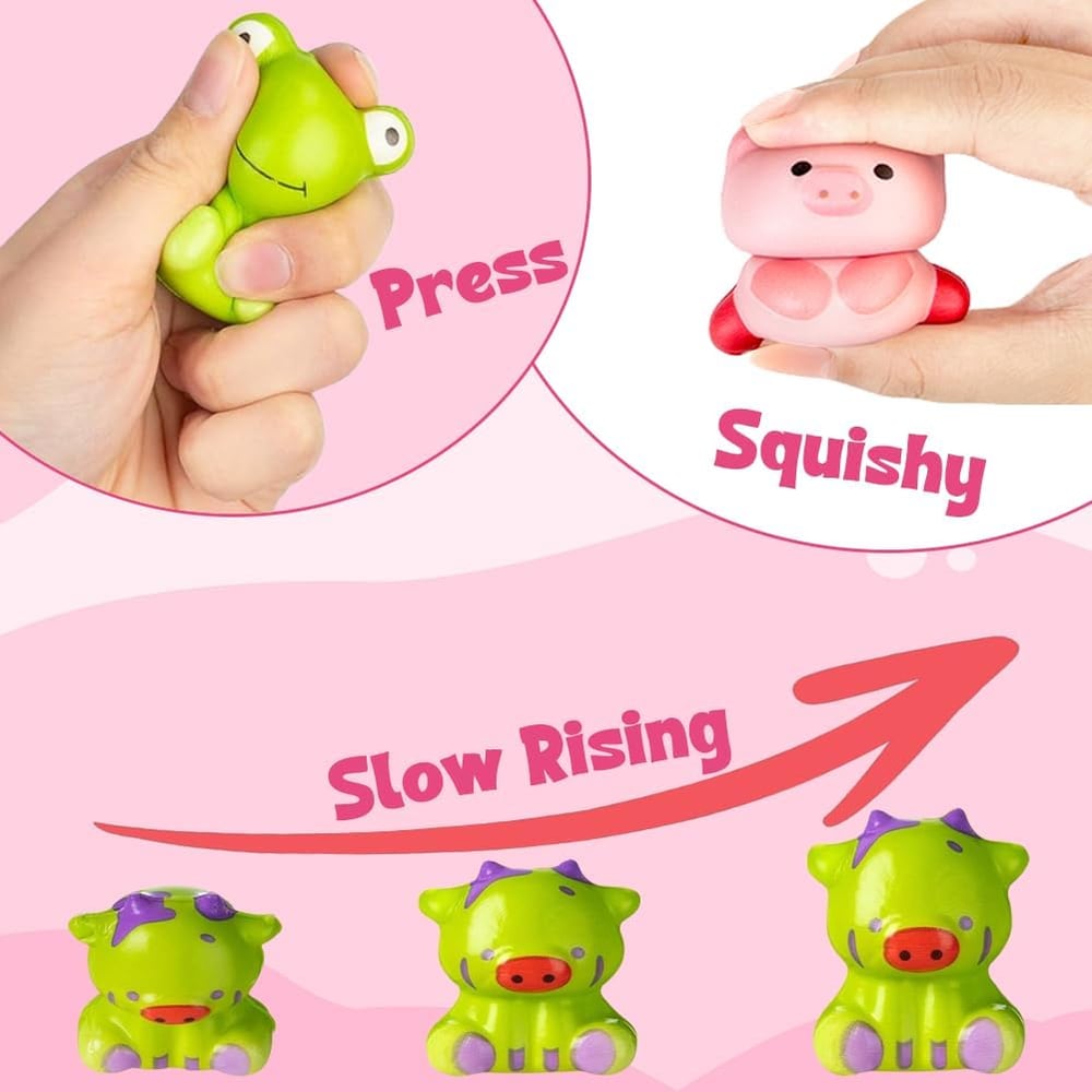 24 PCS Easter Eggs Prefilled Slow Rising Squishy Toys