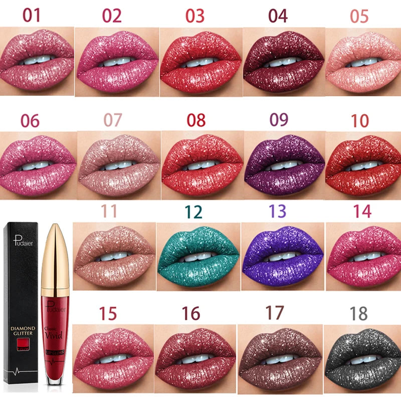 🔥 Diamond Gloss Waterproof Lipgloss🎁