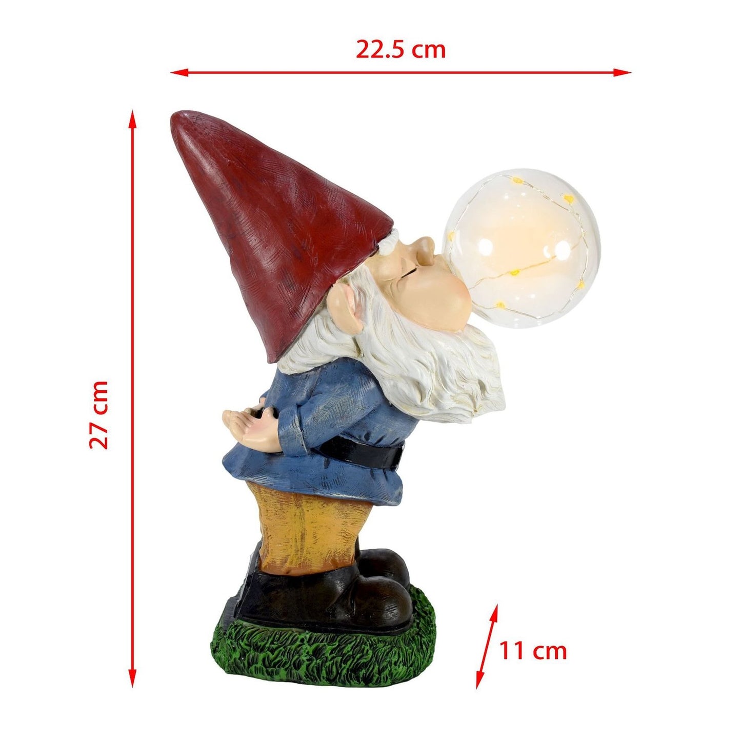 (๐ฅHOT SALE NOW 49% OFF) - Hilarious Gnome Blowing A Bubble Garden Statue
