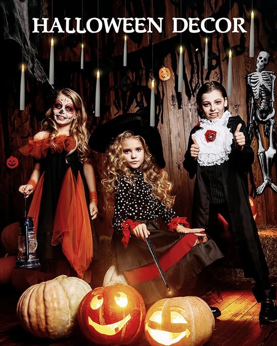 👻👻Flameless Candles with Magic Wand Remote 🔥
