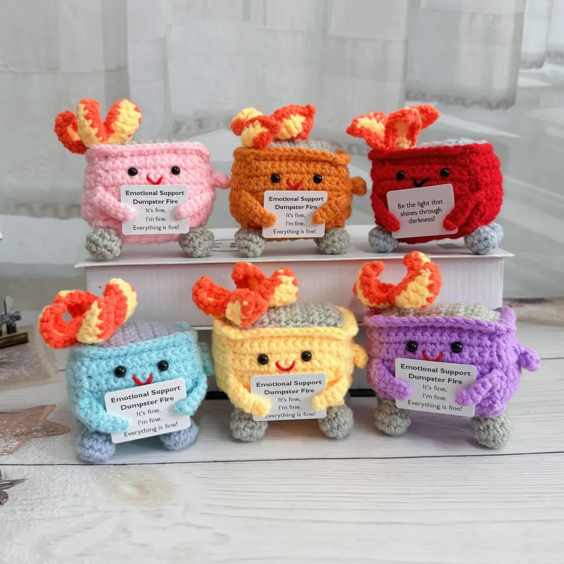 💖🎁Crochet Dumpster Fire