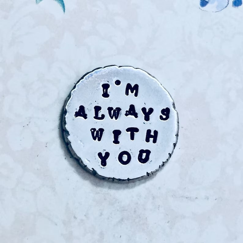 🎄CHRISTMAS PREFERRED🎁 - HEARTFELT PEWTER POCKET TOKENS