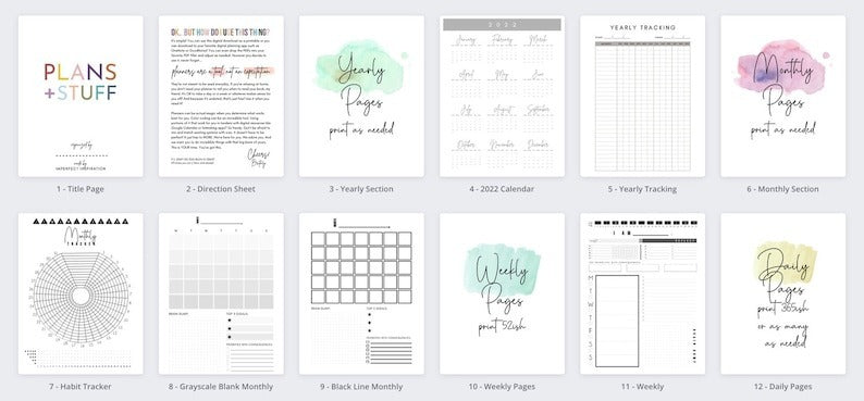 📚ADHD Planner Starter Kit - 3 Month Starter Kit📖