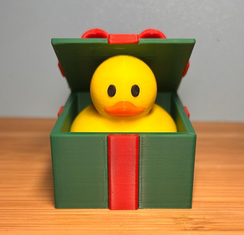 π¦π Adorable Duck in a Present Ornament