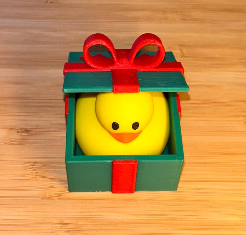π¦π Adorable Duck in a Present Ornament