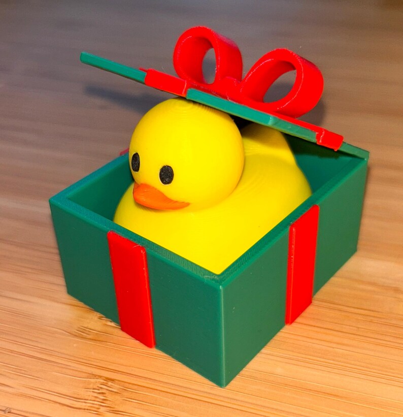 π¦π Adorable Duck in a Present Ornament